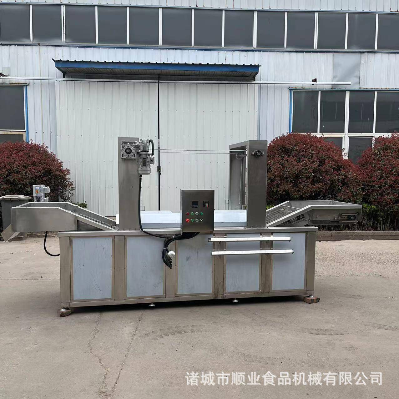 麻花连续生产油炸流水线 薄脆全套生产加工设备 糕点类油炸生产