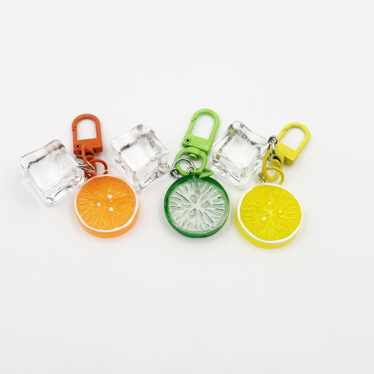 跨境热卖仿真水果蔬菜挂件树脂配件DIY手工耳环项链钥匙背包挂件
