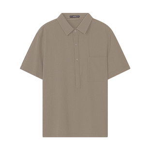 泡泡纱 夏季 CARSYDA设计师男装 T衬Polo衫 新品 时尚