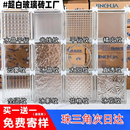 超白玻璃砖空心水晶砖隔断墙透明方形家用玄关卫生间玻璃墙彩色砖