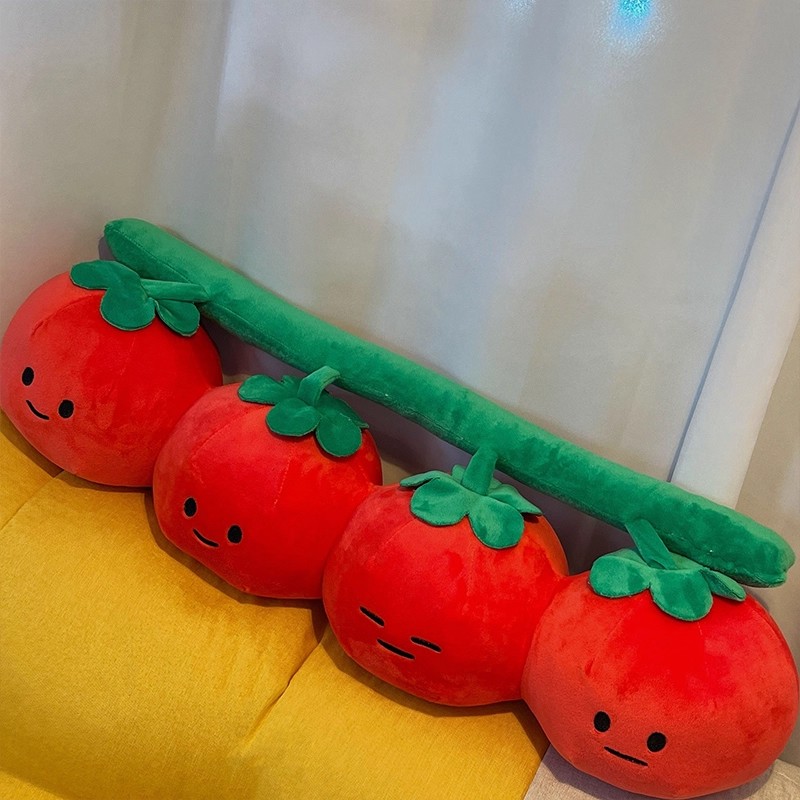 【优质pp棉可爱番茄抱枕】