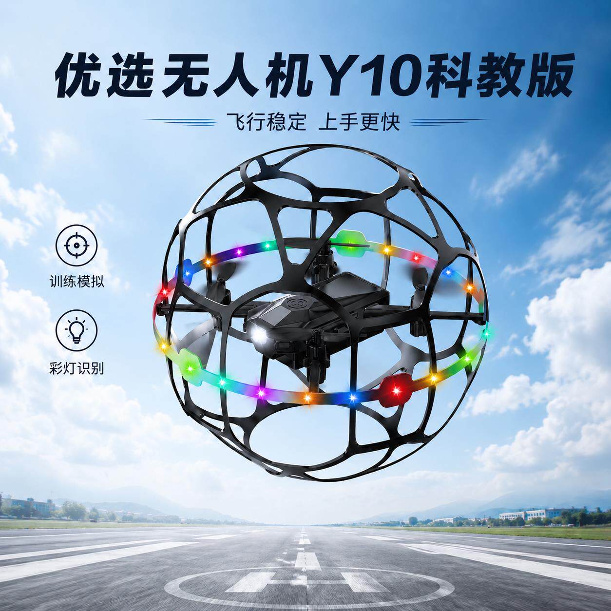超y10无人机科教版优中小学生小型迷你遥控飞机儿童玩具男孩飞行6