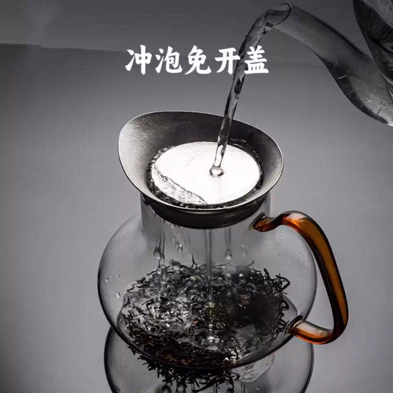 纯钛玻璃新型泡茶壶家用新款茶水分离茶水壶绿茶花茶泡茶器免开盖