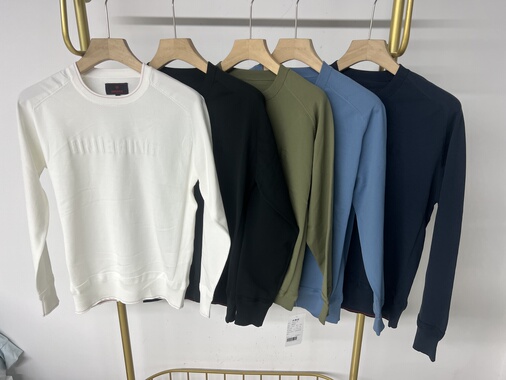 23207 日本潮牌高尔夫服装男女同款春秋新款圆领速干弹力长袖