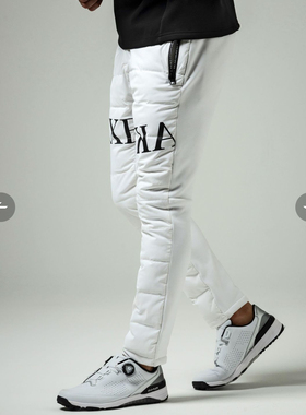 24313 出口日本潮牌高尔夫服装男士秋冬新品夹棉保暖长裤