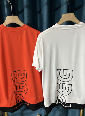 28Q033出口日本潮牌高尔夫男士夏季薄款短袖速干透气轻量新款弹力