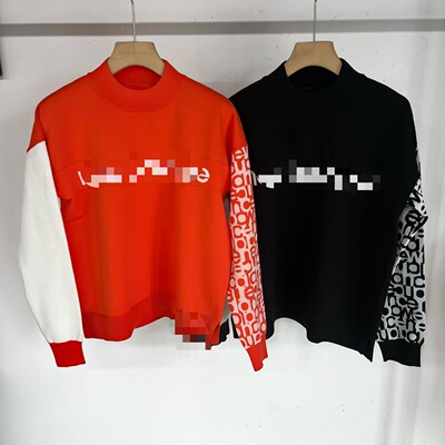 22217 出口余日单高尔夫球服装女士秋冬圆领渐变针织衫保暖new货B