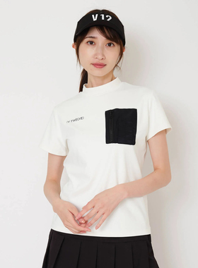 7g16 日本潮牌高尔夫25夏季女士新款口袋短袖速干透气弹力舒适