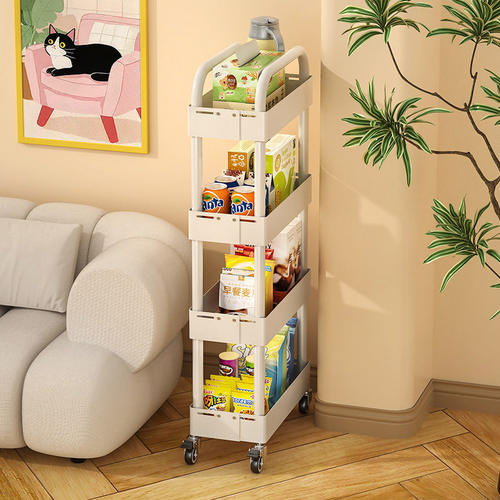 卧室多层移动置物架厨房客厅收纳