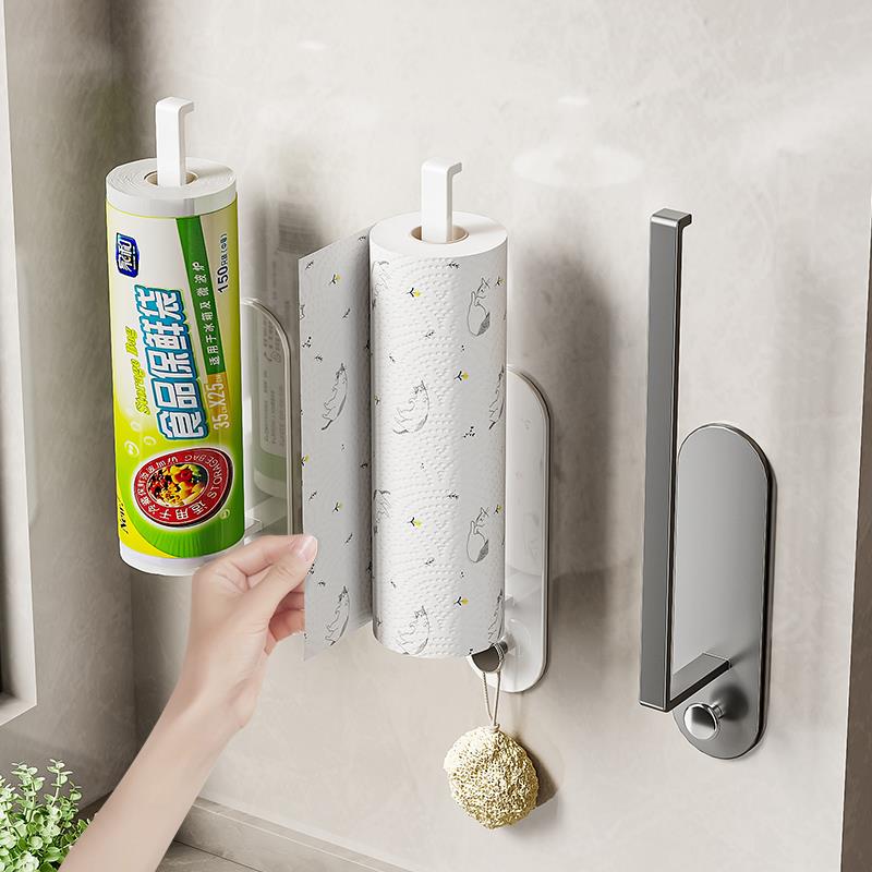 【壁挂设计超强承重】纸巾壁挂架