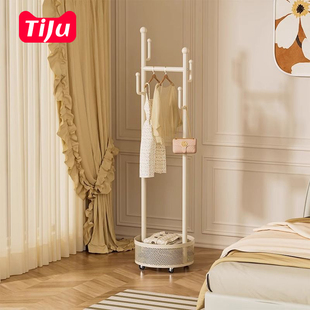 衣架落地卧室可移动小型挂衣架床边家用房间衣服挂架不占地衣帽架