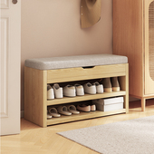 柜坐凳一体入户门玄关极窄进门凳穿鞋 实木换鞋 凳门口家用可坐鞋 凳