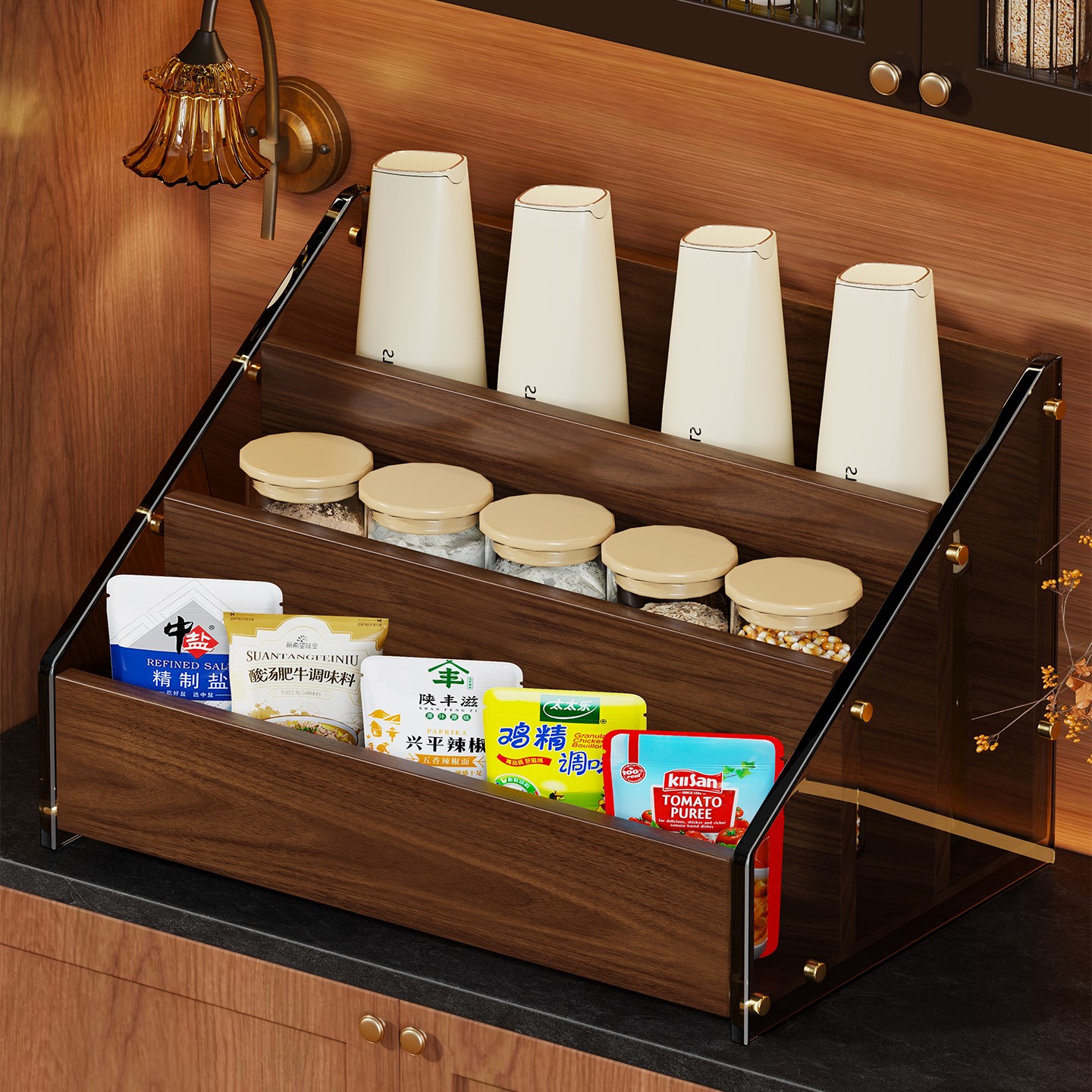 调味料收纳橱柜内家用好物神器架