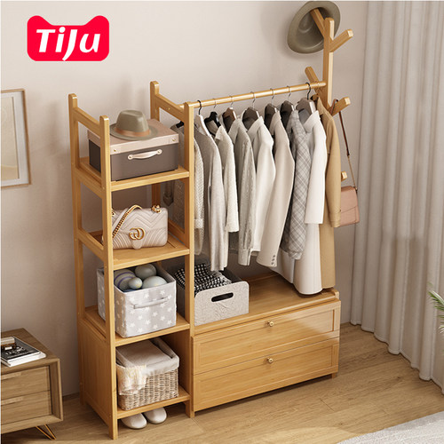 【超强承重优质木料】家用衣帽架