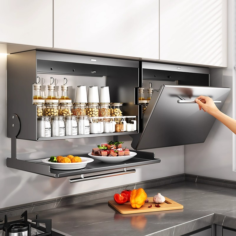 厨房调味料置物架壁挂式吊柜盒子