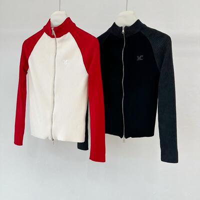 原厂韩单通勤弹力显瘦拼色针织衫