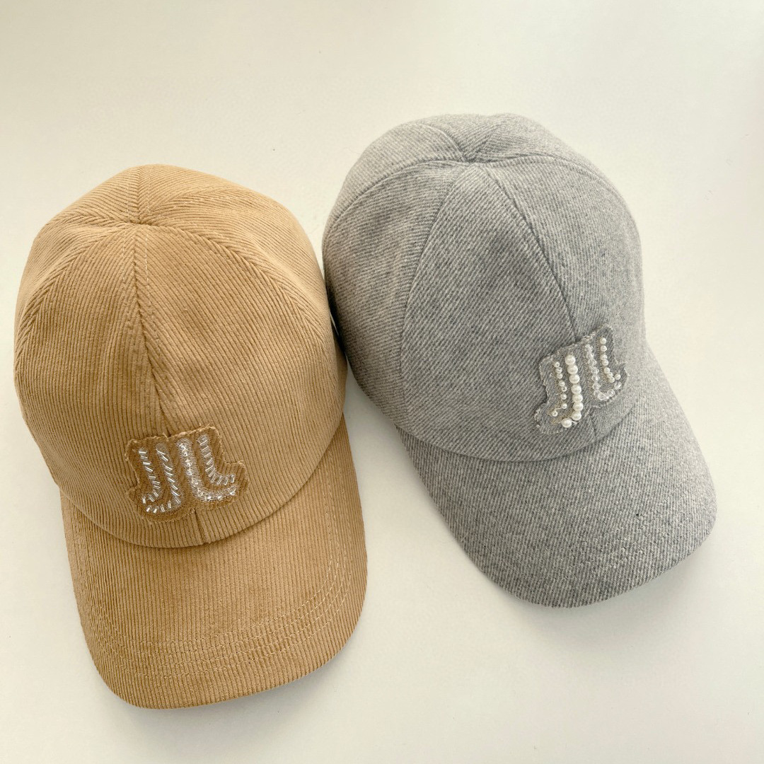 韩国外贸贴布刺绣钉珠百搭棒球帽