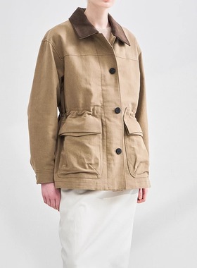 特价-lanv冬款韩国外贸工装风翻领猎装夹棉棉服 棉衣夹克外套女