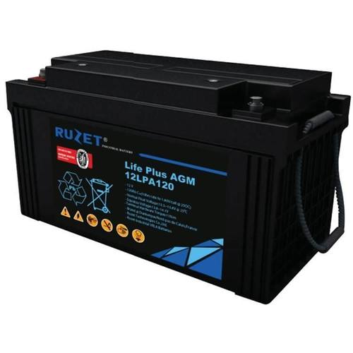 法国RUZET蓄电池12LPA75路盛AGM学校12V75H直流屏UPS航天通信