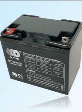 OUTDO蓄电池 OT12-24 12v24ah 铅酸免维护 ups不间断 直流
