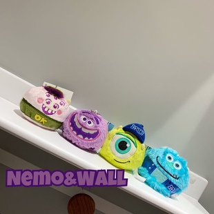 怪兽大学单眼仔毛怪苏利文卡通可爱毛绒公仔玩具沙包摆件挂件挂饰