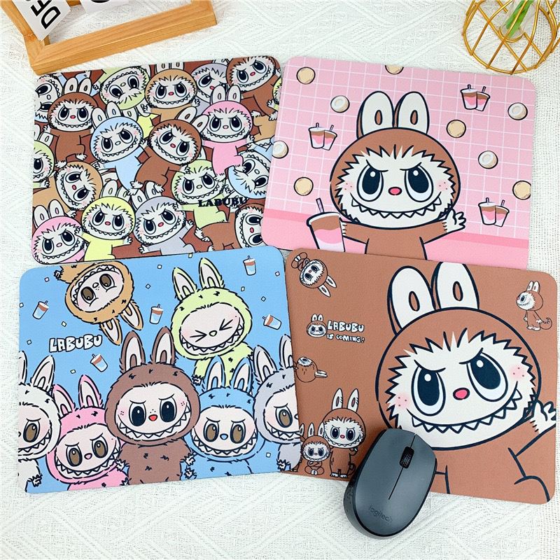 拉布布鼠标垫加厚桌面笔记本电脑键盘防滑垫卡通LABU鼠标垫耐脏萌