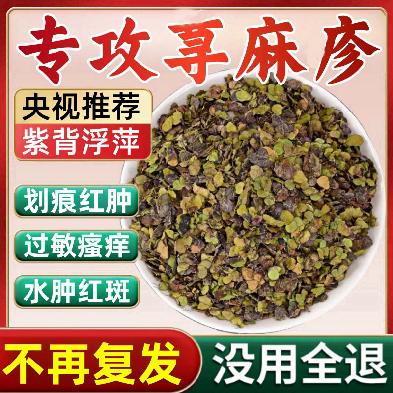 浮萍中药材500克浮萍药用紫背浮萍水草药精选野生田萍干浮萍洗发