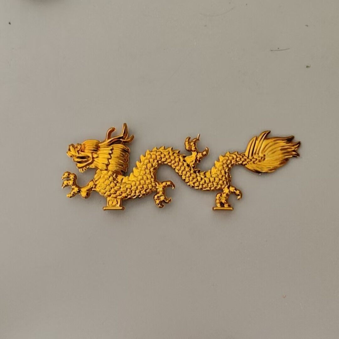 中秋塑金手纸茶宝折塔装饰品料龙工折材料塑料龙塔装饰龙宝摆件