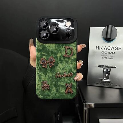 金属绿色蝴蝶适用小米17promax/15/14手机壳13/12新女款Civi5Pro红米K90/80ultra手链K70Pro全包note15/14Pro