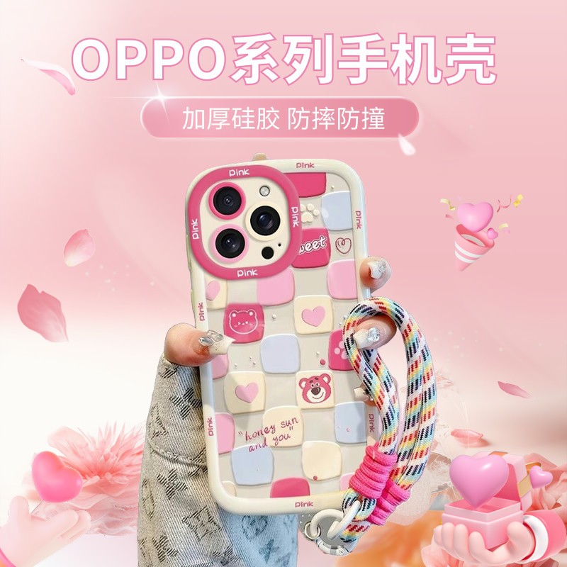 适用OPPOreno14硅胶全包防摔外壳