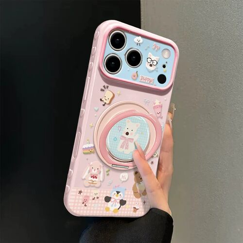 格纹西高地大视窗手机壳适用vivo