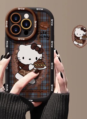 围巾凯蒂猫适用oppofindx9/8s/x7ultra手机壳保护套A5Pro/a72/a3i新款reno14/13硅胶a93s真我realmeGT5活力版