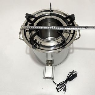 柴火集成灶户外炉自驾式露营炉具气化炉小型野外无烟炉灶