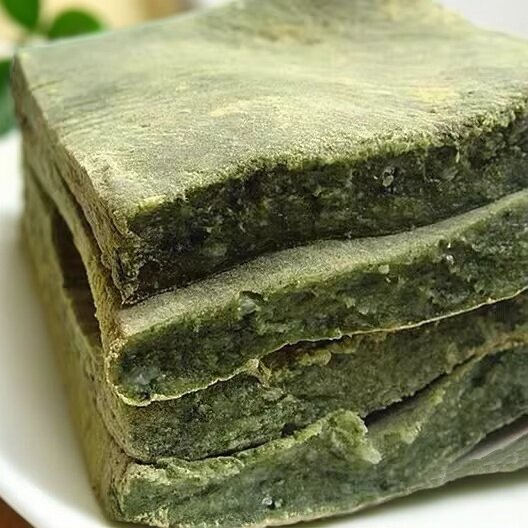宁波传统手工艾草糍粑清明粿青团艾草麻糍馃糕糯米糕点东钱湖小吃