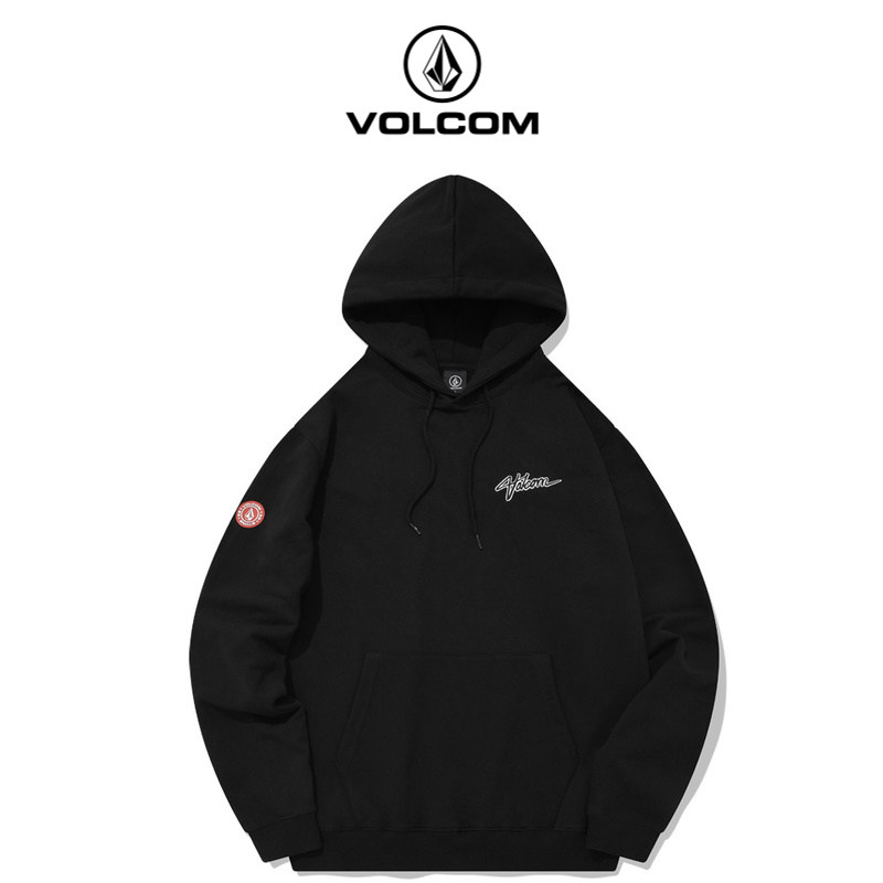 volcom钻石男装户外品牌时尚休闲卫衣2024新款春季男士连帽上衣潮