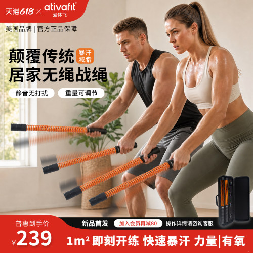 爱体飞美国品牌家庭无绳战绳静音
