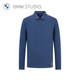 秋冬商务休闲上衣简约POLO领长袖 STUDIO宝马男装 BMW T恤 85%棉