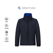 秋冬季 STUDIO宝马男装 BMW 羽绒服休闲立领夹克外套 鹅绒两面穿