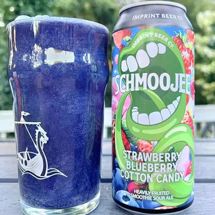 Imprint印记啤酒美国进口精酿473ml 蓝色酒体六周年款果味果泥酸