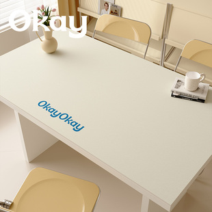 OKAY丝绒礼物桌垫皮革ins餐桌垫pvc家用防水防油耐脏隔热垫桌布