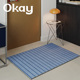 okay爵士诗篇丝圈入户地垫门口家用可裁剪 pvc耐脏防滑除尘脚垫子