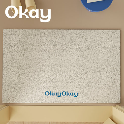 okay丝绒礼物丝圈入户地垫门口家用可裁剪 pvc耐脏防滑除尘脚垫子