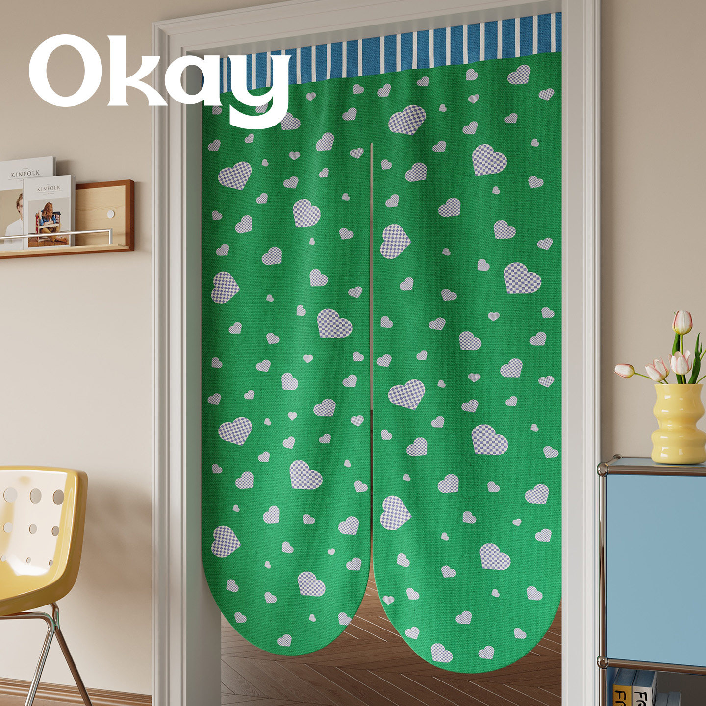 星芒轻语门帘韩系简约遮挡帘厨房防油烟百搭卧室免打孔隔断帘,居家布艺,门帘,淘宝优惠券,粉丝福利购,淘宝优惠卷