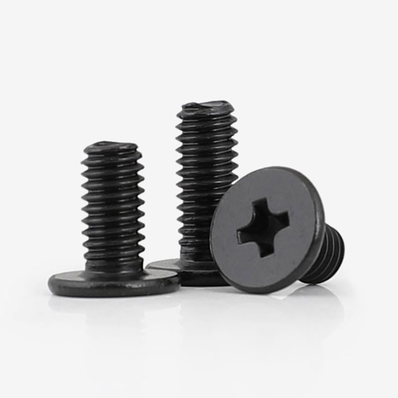 M2.5M3M4M5M6黑色304不锈钢薄十字扁平头螺丝笔记本数码机螺钉子