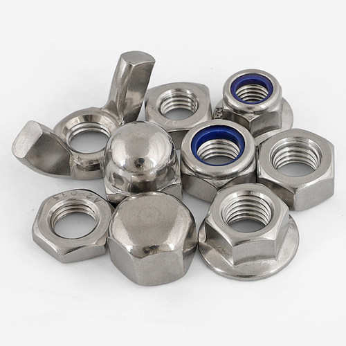 304不锈钢六角螺母蝶形盖型