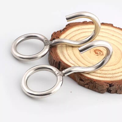 不锈钢挂钩圆管吊钩圆环钩子