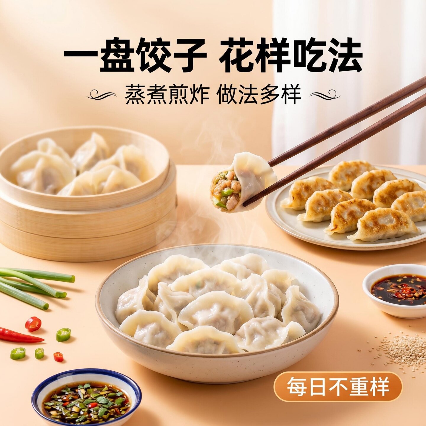 大肚水饺传统荠菜馅扁食韭菜馅鲜肉水饺胡萝卜手工饺子猪肉茴香馅