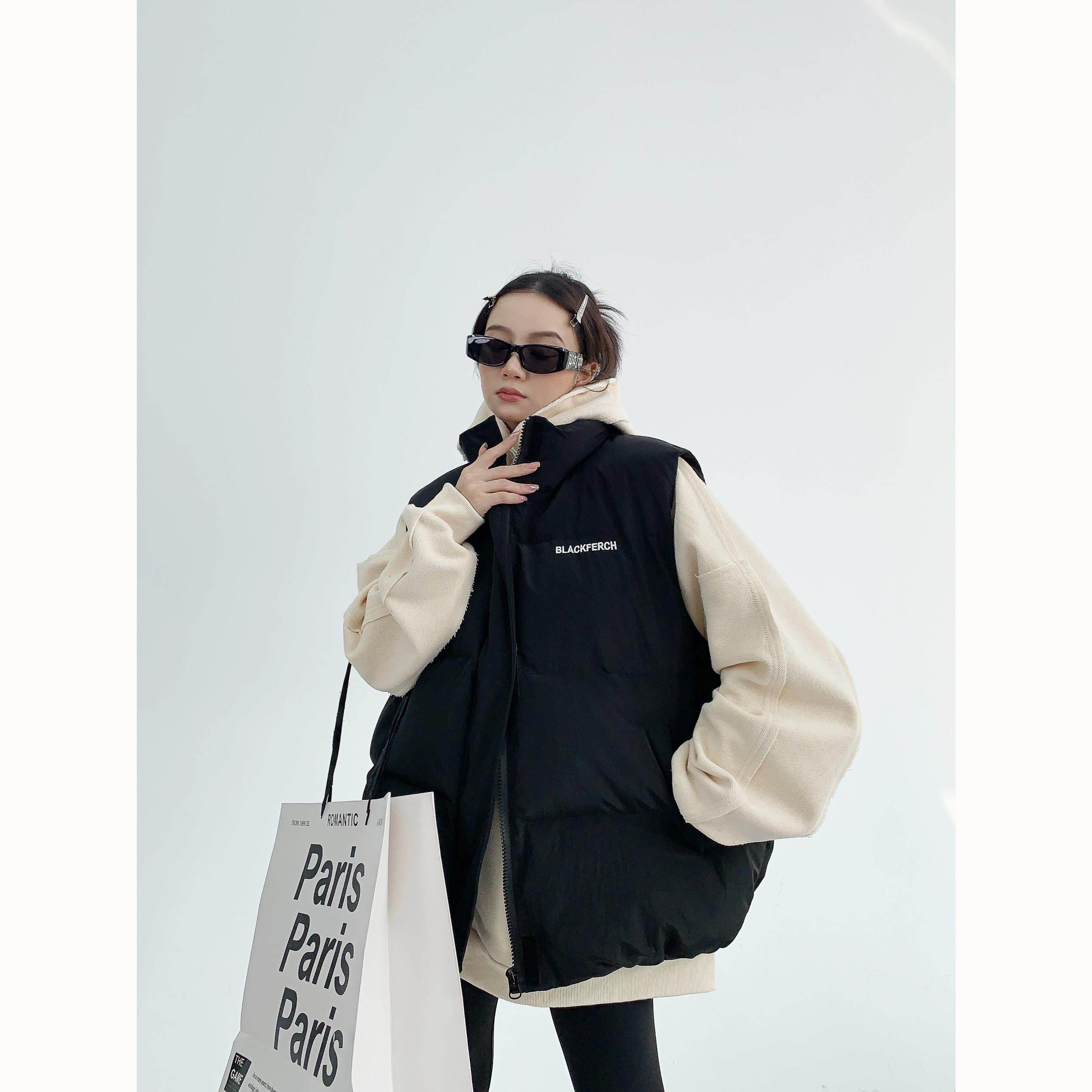 废柴冬季美式小众加厚欧货外套宽松刺绣黑色面包服棉衣马甲女男潮,个性定制/设计服务/DIY,棉服工装,淘宝优惠券,粉丝福利购,淘宝优惠卷