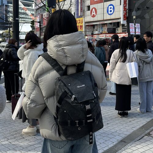 原创男士时尚复古双肩背包