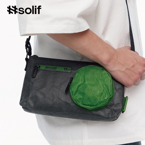 做旧款出街撞色斜挎包